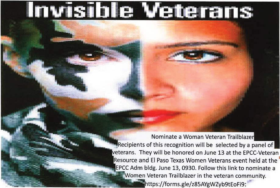 13 JUNE Women Veteran Trailblazer