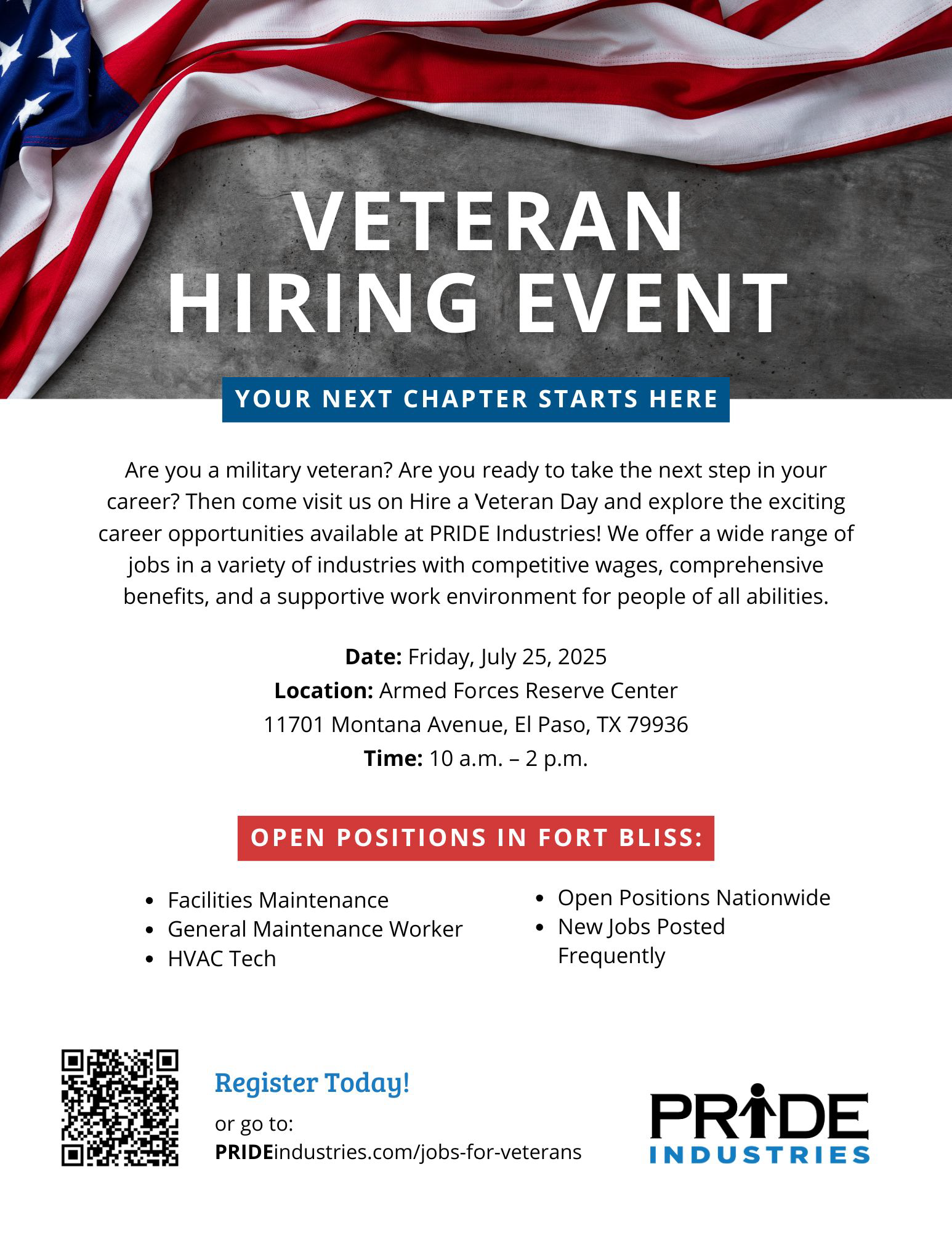 Fort Bliss Veterans Hiring Event - 2025