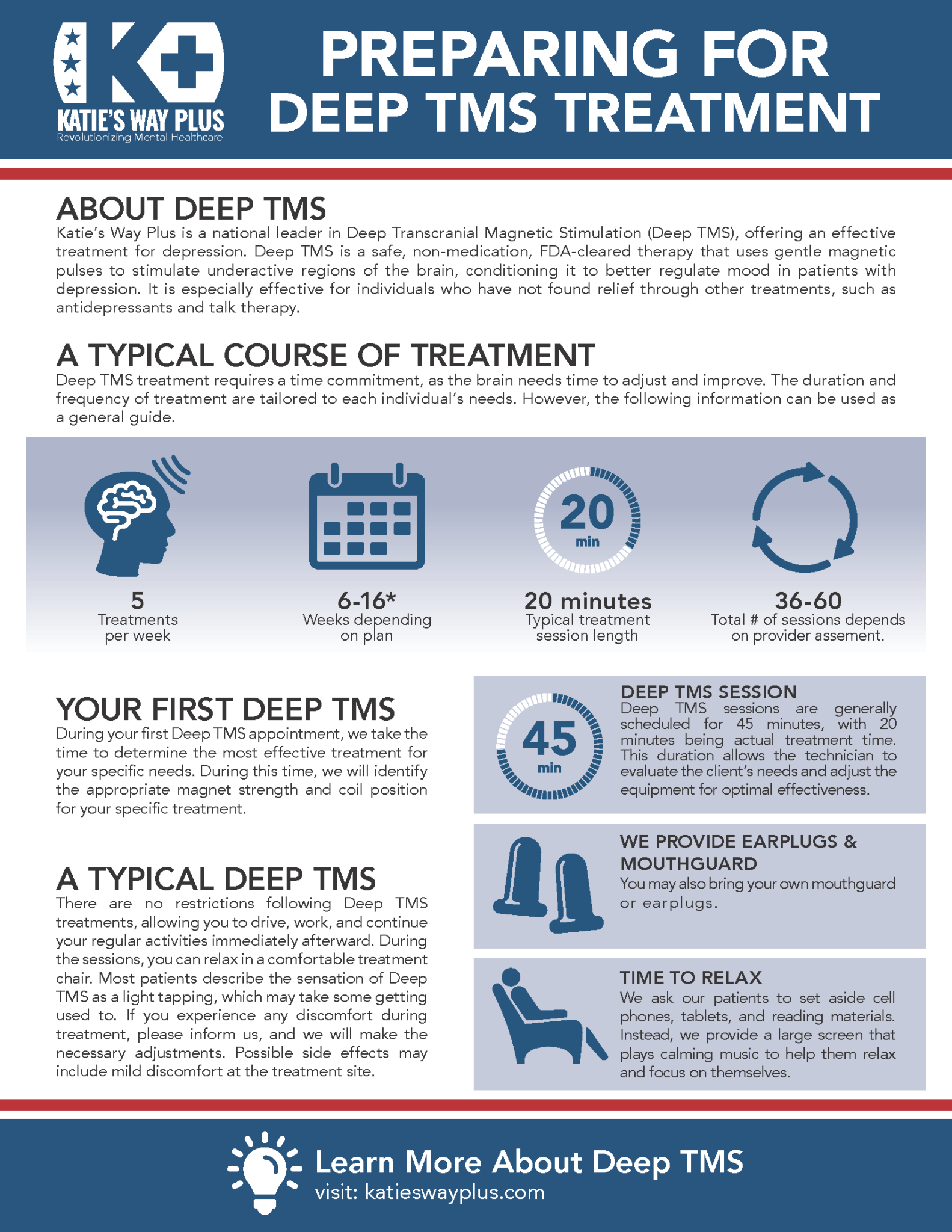 Katie's Way - Deep TMS Flyer