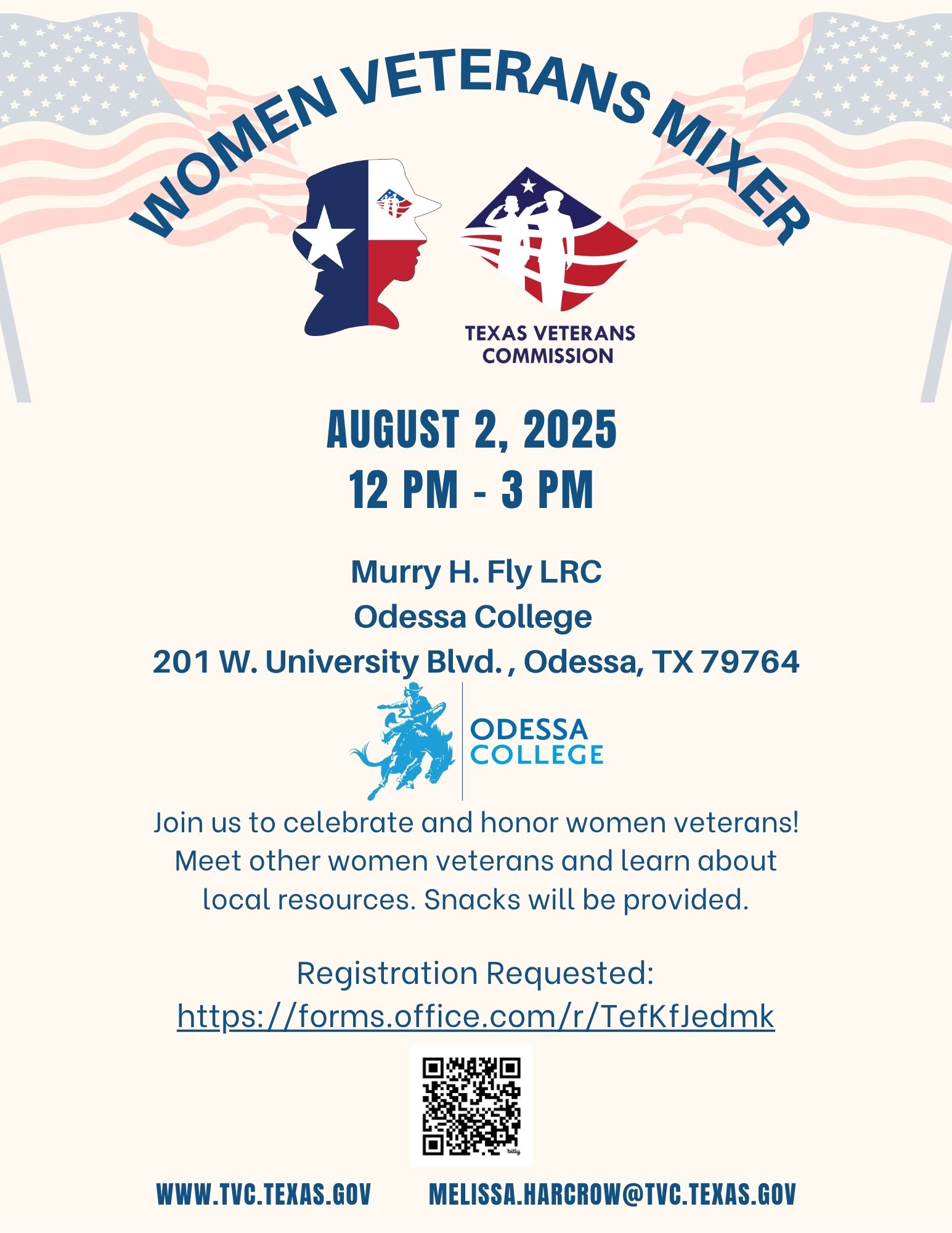 Odessa Women Veteran Mixer