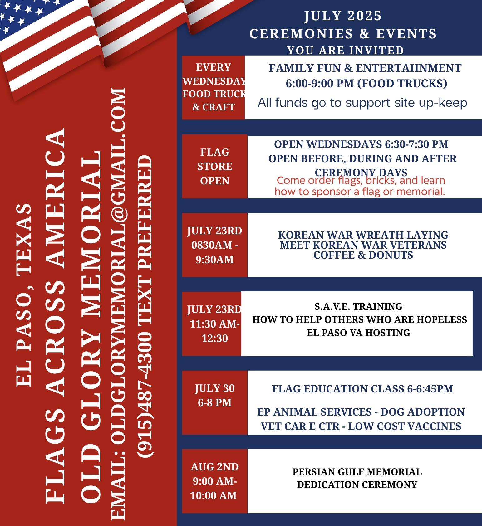 thumbnail_Red and Blue Modern Presidential Election Event Schedule Flyer.png