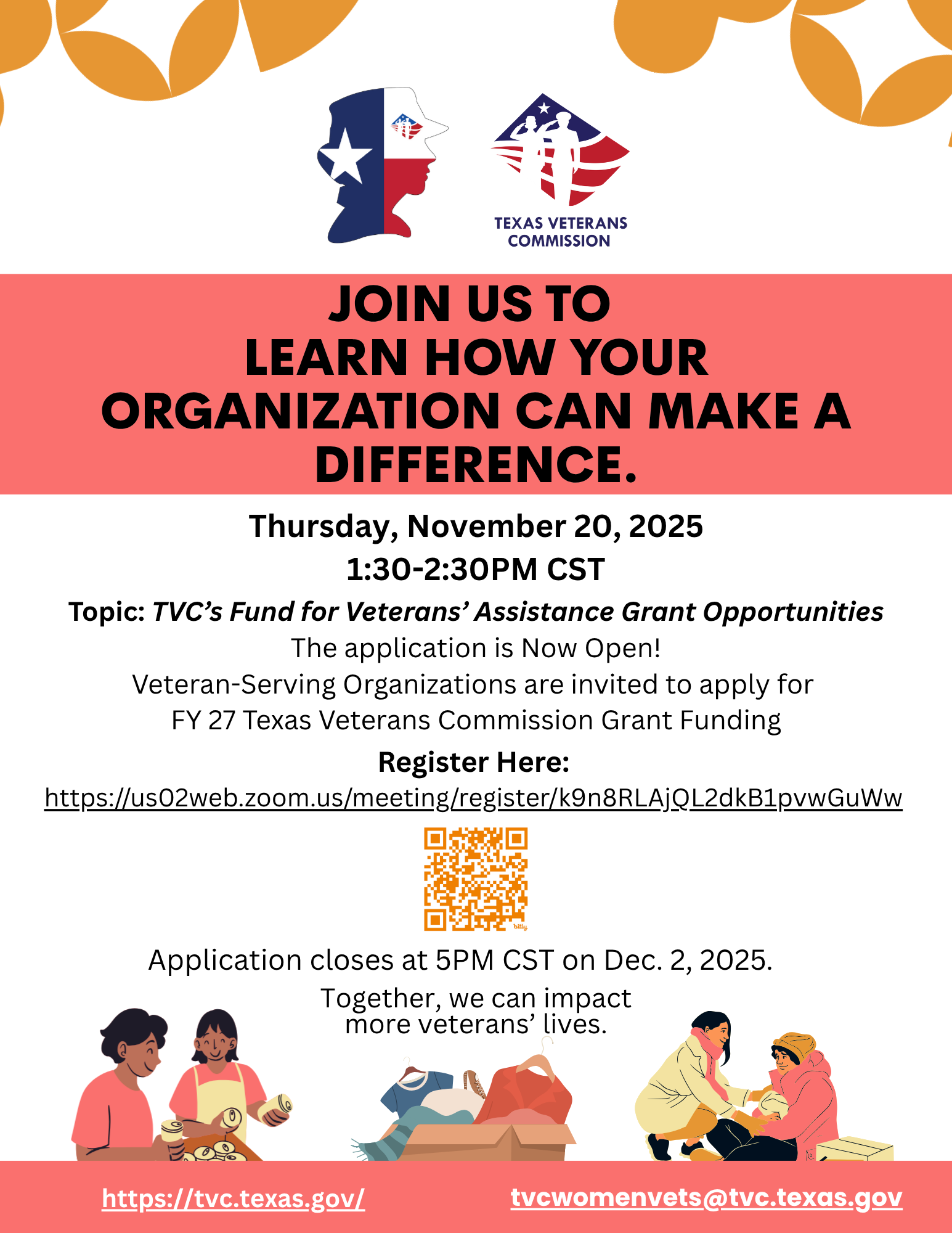 TVC’s Women Veterans Program Presents FVA